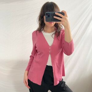Charter-club Women's Pink Cardigan
